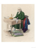 Andre-Ernest-Modeste Gretry French Composer at His Desk Giclee Print by Geille 