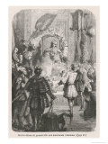 Marco Polo at the Court of Kublai Khan Giclee Print by Collingridge 