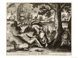 God Creates Adam Giclee-trykk av Briout