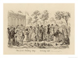 The First Shilling Day Giclee Print by George Cruikshank The First Shilling Day Giclee Print by George Cruikshank
