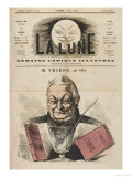 Louis-Adolphe Thiers French Statesman and Historian Giclee Print by André Gill