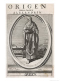 Origen of Alexandria Christian Writer and Teacher One of the Greek Fathers of the Church, Giclee Print