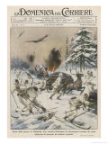 Soviet Air Attack reproduction procédé giclée par Achille Beltrame