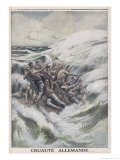 Torpedoed Crew Giclee Print by Eugene Damblans