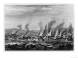 U.S.A. Cambria Iron and Steel Works, Johnston, Pennsylvania Giclee Print by J.n. Allan