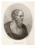 Socrates Athenian Philosopher Giclée-Druck von Madame Bovi
