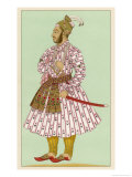 Murad Bakche Brother of the Mughal Emperor Auranzeb Alamgir I Giclee Print by Chataignon 