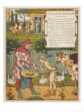 Jack was Told My His Mother to Goto Market and Sell the Cow for Bread reproduction procédé giclée par Walter Crane