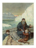 Henry Hudson is Cast Adrift Giclee Print by John Collier