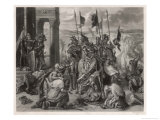 Crusaders Under Baudouin Take Constantinople Giclee Print by N. Desmadryl