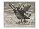 Zeus Ganymede Eagle reproduction procédé giclée par Briout 