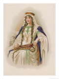 Young Woman of the Norman Nobility Giclee Print by Lydia Frances