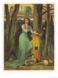 The Wicked Princess in Her Garden Giclee Print by Eleanor Vere Boyle