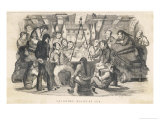Saturday Night at Sea Lámina giclée por George Cruikshank Saturday Night at Sea Lámina giclée por George Cruikshank