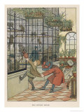 Regent's Park London Monkey Business in the Monkey House Giclee Print by Francis Bedford
