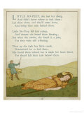Foolishly Bo-Peep Has Fallen Asleep While She is Supposed to be Minding the Sheep Giclee Print by Edward Hamilton Bell
