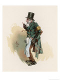 Trotty Veck, a Poor Ticket Porter reproduction procédé giclée par Joseph Clayton Clarke