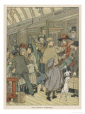Children Arrive at a London Terminus Giclée-Druck von Francis Bedford
