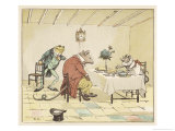 "A Frog He Would A-Wooing Go" 4 of 4 reproduction procédé giclée par Randolph Caldecott