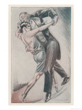 Shocking Frock 1928 Giclee Print by Chancel 