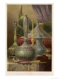 Group of Various Items from India Principally Enamelled Including Vases and Boxes Giclee-trykk av Bedford