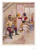 At the Tavern of Lillas Pastia Carmen Taunts Don Jose Giclée-Druck von Rene Bull