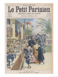 Many Kinds of Toys are on View at an Exhibition in Paris Giclee Print by C. Crespin