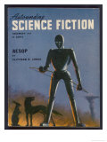 Aesop, a Rather Sad-Looking Robot Giclee Print by Alejandro 