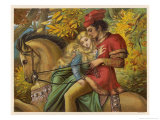 The King Rides off with the Dumb Maiden Giclee-trykk av Eleanor Vere Boyle The King Rides off with the Dumb Maiden Giclee-trykk av Eleanor Vere Boyle