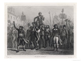 The Triumph of Marat, He is Borne Aloft by Enthusiastic Fellow-Revolutionaries reproduction procédé giclée par Girardet 