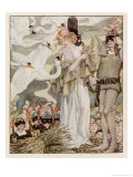 The Princess is About to be Burnt When She is Rescued by Her Brothers Lámina giclée por Anne Anderson The Princess is About to be Burnt When She is Rescued by Her Brothers Lámina giclée por Anne Anderson