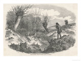 Rabbit Shooting Near Tunbridge Kent Giclee Print by Duncan 