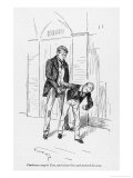 Flashman and Tom Giclee Print by Edmund J. Sullivan