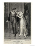 Act III Scene II: Queen Margaret and the Duke of Suffolk Giclee Print by Issac Taylor
