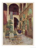 Carpet Warehouse in Istanbul reproduction procédé giclée par Warwick Goble