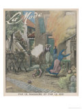 Villagers Murdered Giclee Print by Eugene Damblans