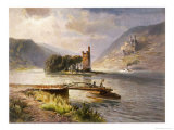 Der Mauseturm in the Rhein, The Subject of Legend Reproduction procédé giclée par N. Astudin