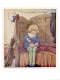 Little Jack Horner Sat in a Corner Eating a Christmas Pie reproduction procédé giclée par Anne Anderson