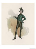 The Pickwick Papers: Mr. Alfred Jingle, a Wandering Rascal Lámina giclée por Joseph Clayton Clarke