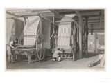 Calico Printing Lancashire Giclee Print by J. Carter