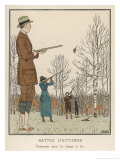 Hunting Dress 1912 Giclee Print by Bernard Boutet De Monvel