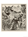 La Belle et la Bête reproduction procédé giclée par Henry Justice Ford