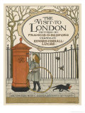 Visitor to London Posts a Letter Back Home reproduction procédé giclée par Francis Bedford
