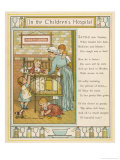 Nurse Attends to Four Young Children Giclee Print by Thomas Crane