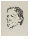 Walter John De La Mare Writer Giclee Print by Powys Evans Walter John De La Mare Writer Giclee Print by Powys Evans