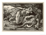 Beauty is Just in Time to Save the Beast's Life reproduction procédé giclée par Henry Justice Ford