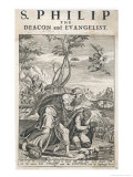St. Philip the Deacon on the Road Between Jerusalem and Gaza Giclee Print by Michael Burghers