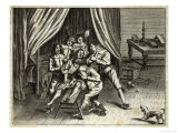 Patient is Pinned Down and Involuntarily Castrated Giclee Print by J. Cats