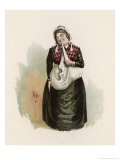The Pickwick Papers: Mrs Bardell reproduction procédé giclée par Joseph Clayton Clarke