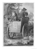 Reinecke Steals Fish from the Fisherman's Cart Giclee Print by W. French